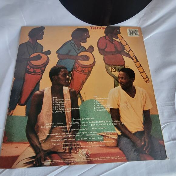 Iggy Pop  LP zombie birdhouse 1982 - Picture 2 of 3